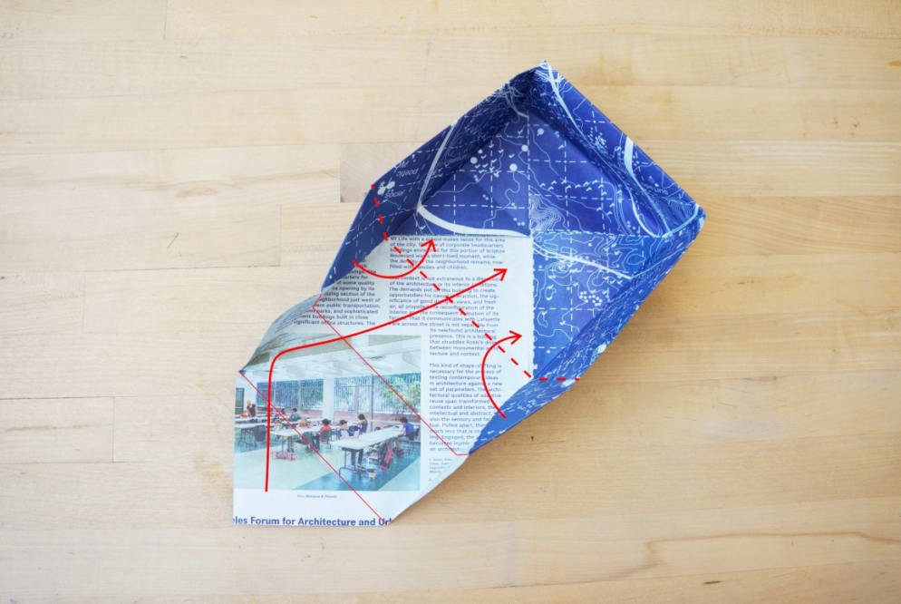 Instructions for how to fold paper