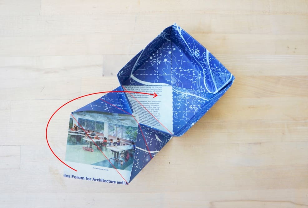 Instructions for how to fold paper