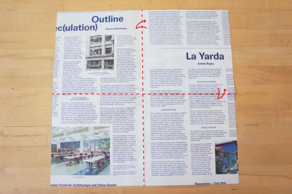 Instructions for how to fold paper